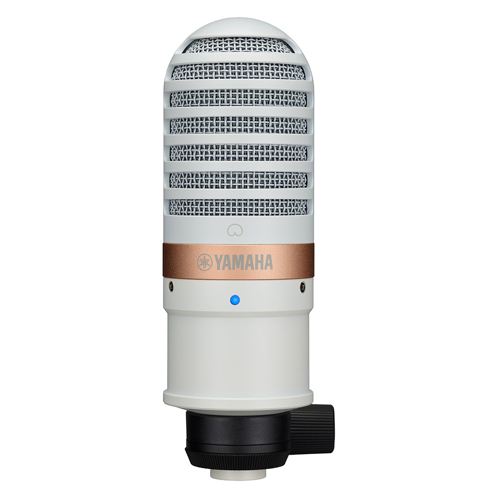 YAMAHA AG03 MK2 W LSPK ライブストリーミングパック ホワイト コンデンサーマイクロフォン YCM01 正面