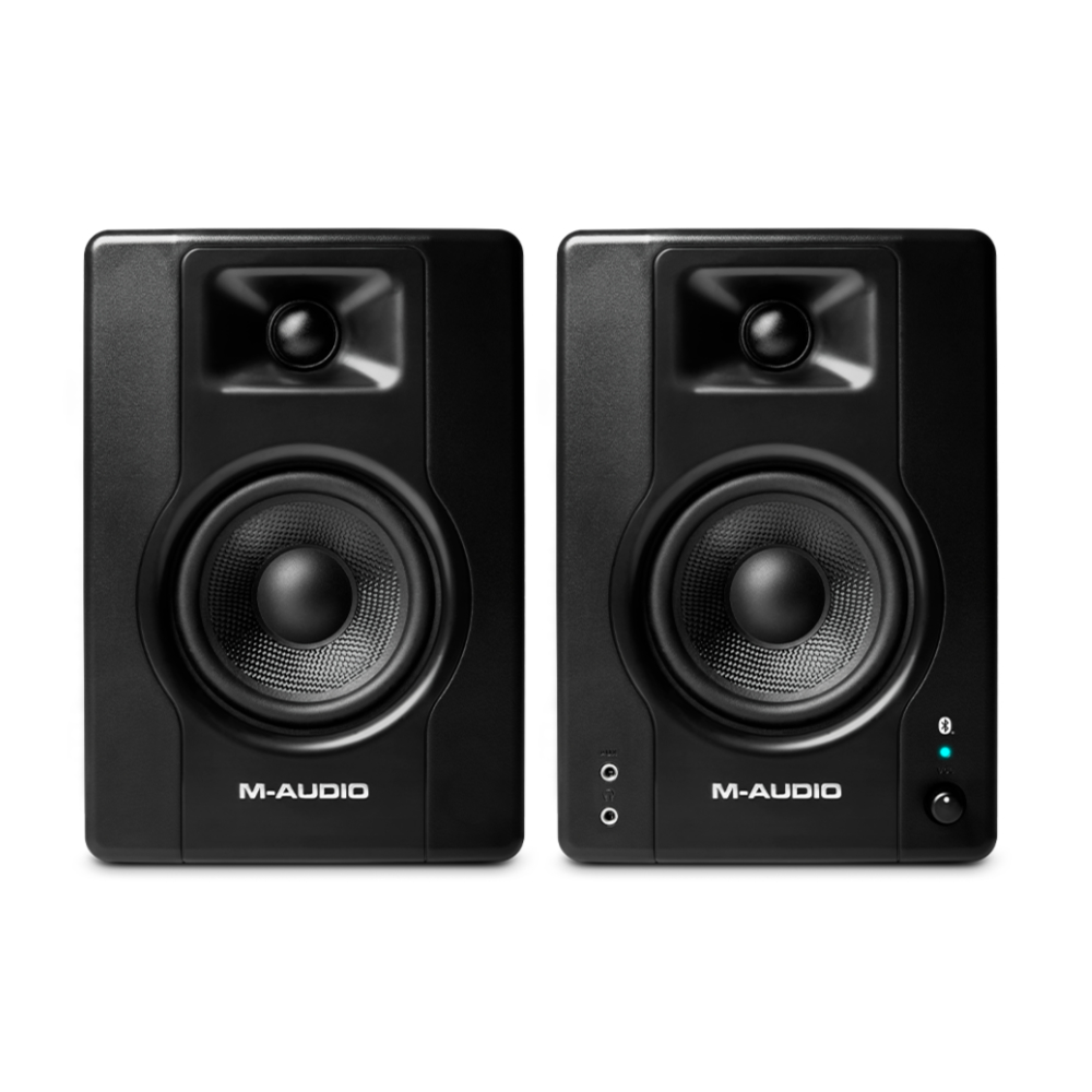 M-AUDIO BX4 BT 4.5インチ 120W デスクトップ BLUETOOTH モニター パワード・スピーカー 正面画像