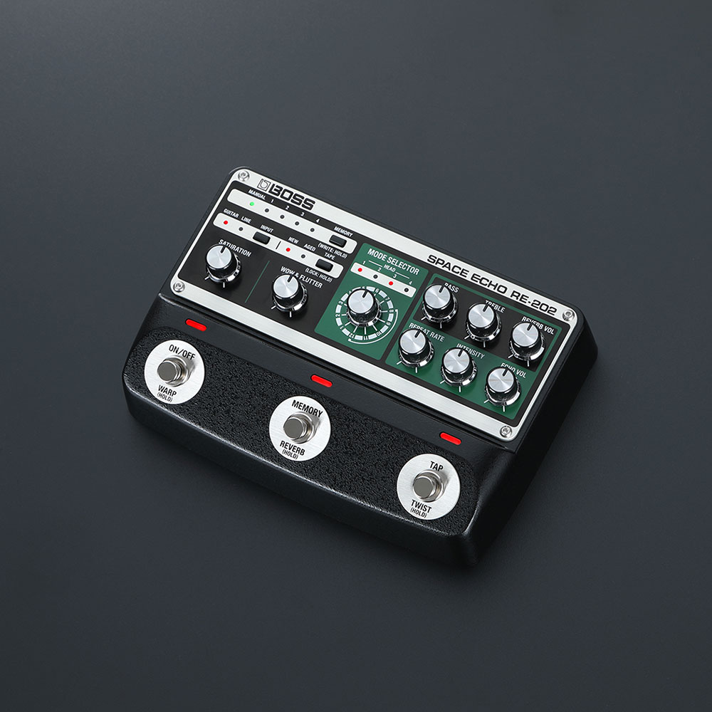 BOSS RE-202 Space Echo スペースエコー エコー ディレイ リバーブ ギターエフェクター 全体画像