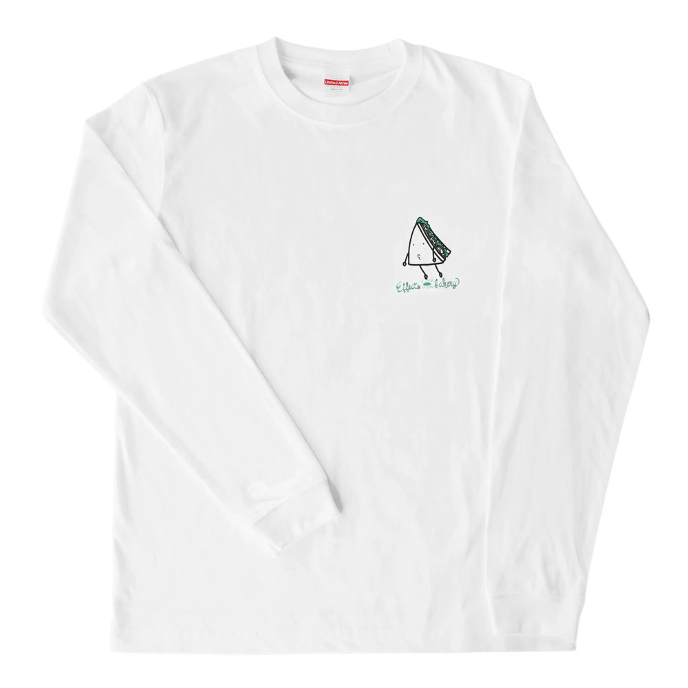 Effects Bakery Sandwich XLサイズ 長袖 Tシャツ ホワイト