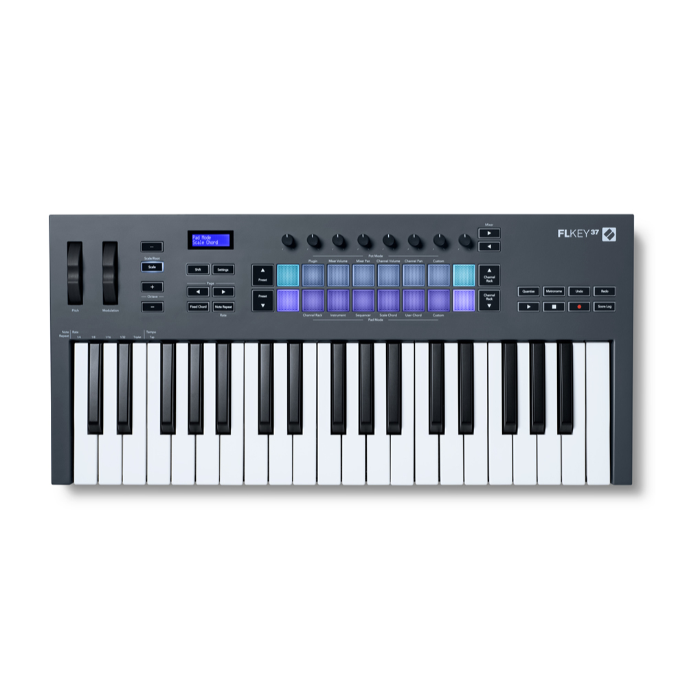 novation FLkey 37 USB MIDIキーボード 37鍵盤 標準鍵盤 全体画像