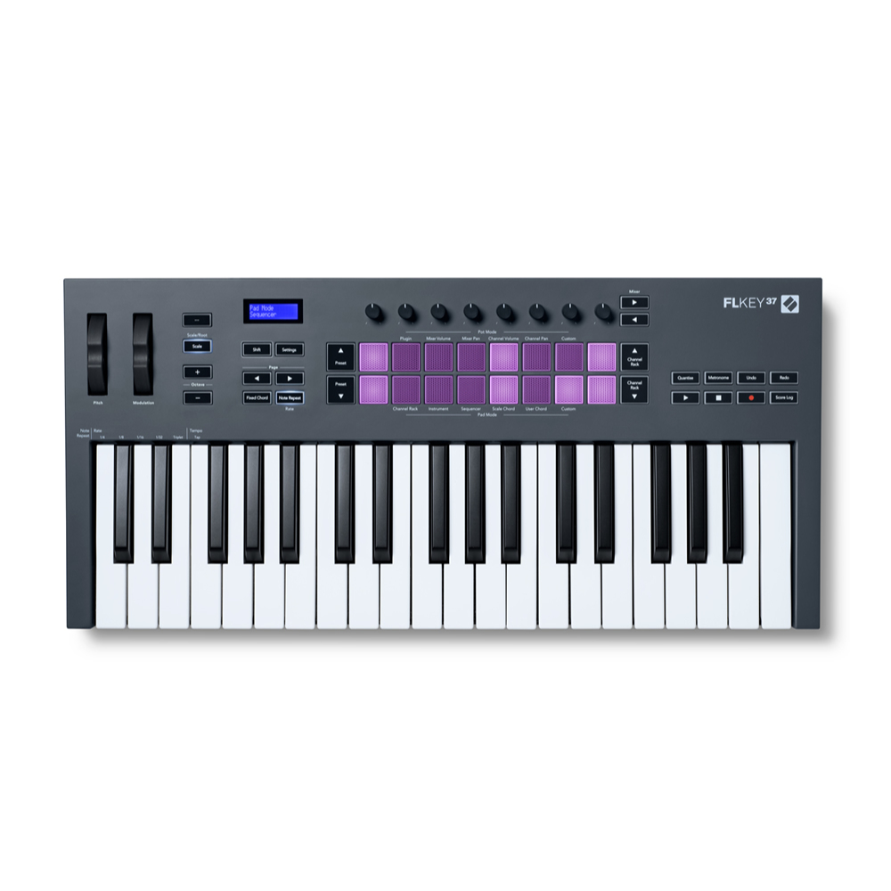 novation FLkey 37 USB MIDIキーボード 37鍵盤 標準鍵盤 全体画像