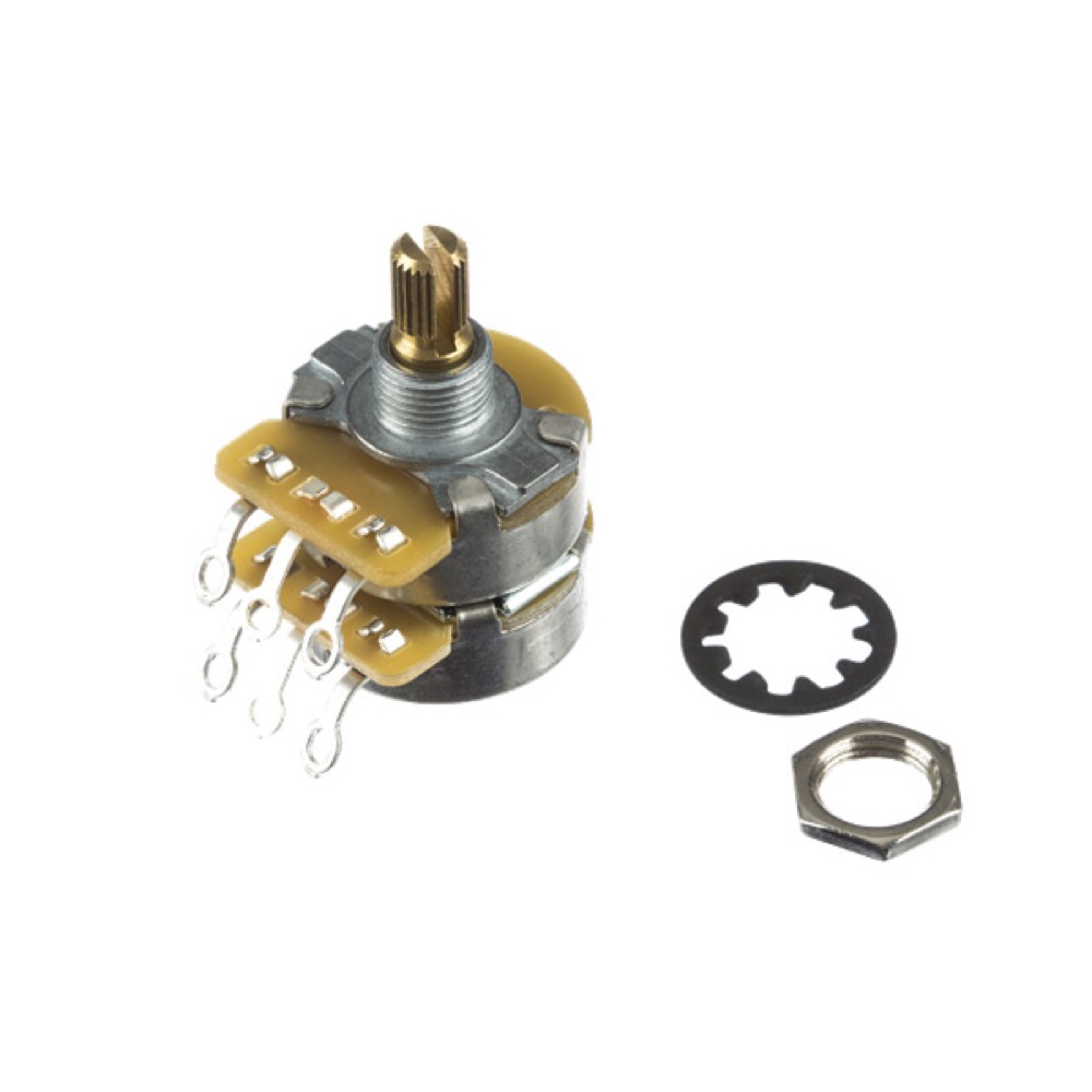 Fender Dual 500K 250K Split Shaft Pot ポット