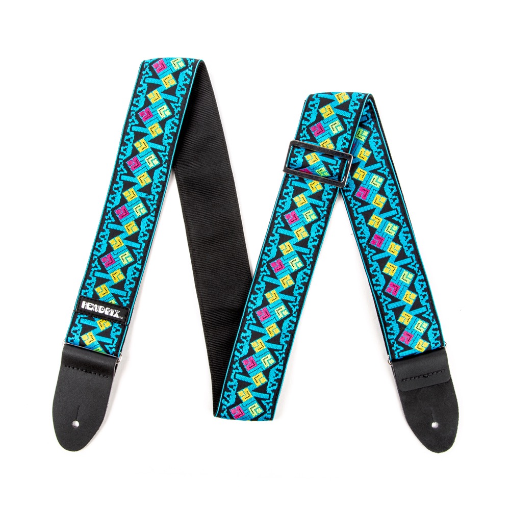 JIM DUNLOP 27912 JH14 JIMI HENDRIX LIVE IN MAUI BLUE DIAMONDS STRAP ギターストラップ
