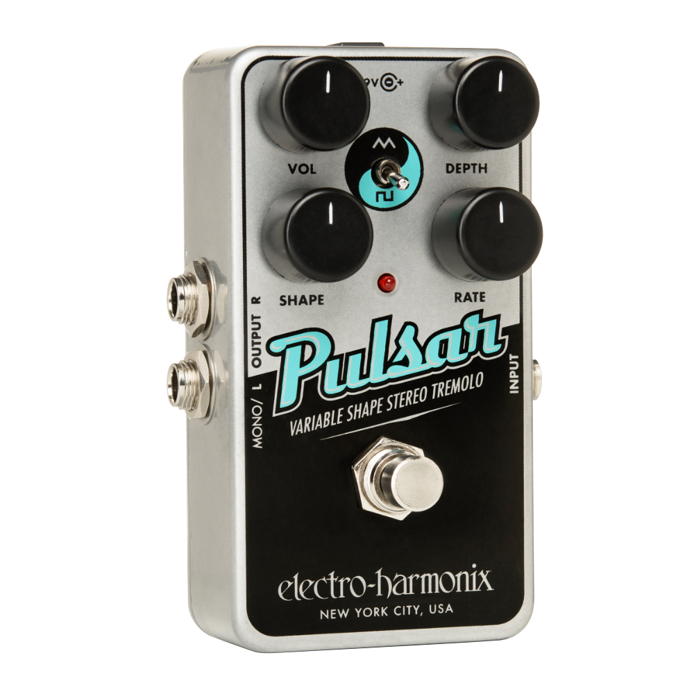ELECTRO-HARMONIX Nano Pulsar VARIABLE SHAPE STEREO TREMOLO トレモロ ギターエフェクター アングル画像