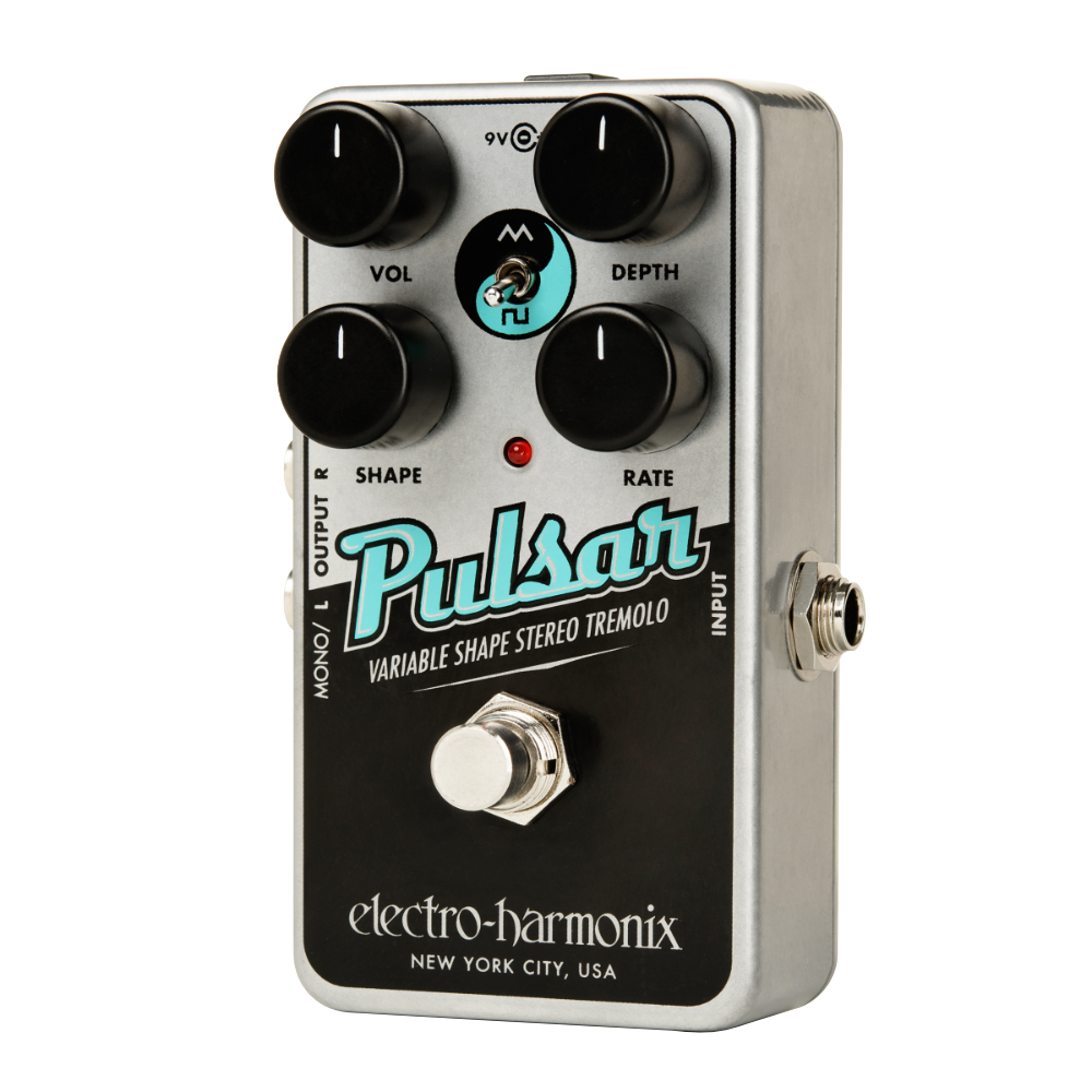 ELECTRO-HARMONIX Nano Pulsar VARIABLE SHAPE STEREO TREMOLO トレモロ ギターエフェクター アングル画像