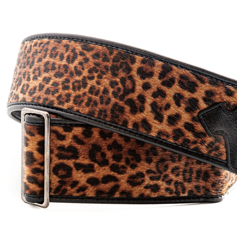 Righton! STRAPS LEOPARD Beige ギター ベース用ストラップ 長さ調節部画像