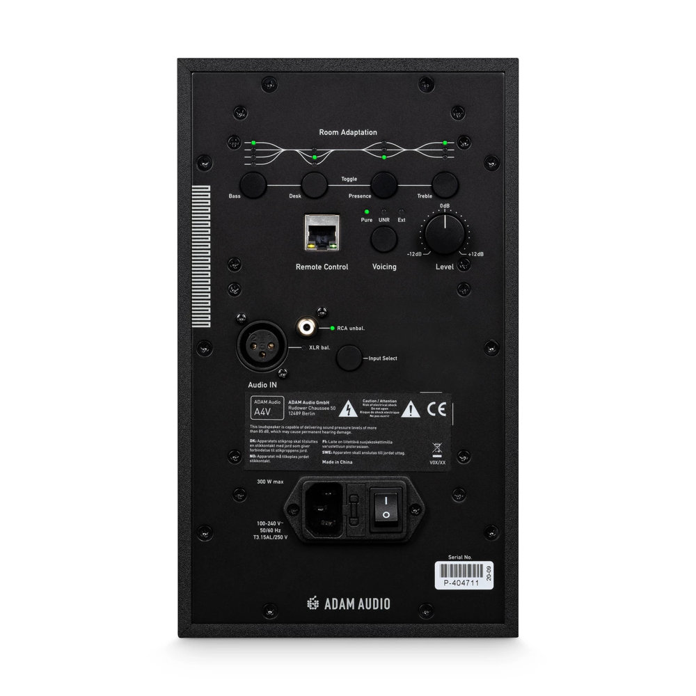 ADAM Audio A4V パワードスピーカー 1本 背面画像