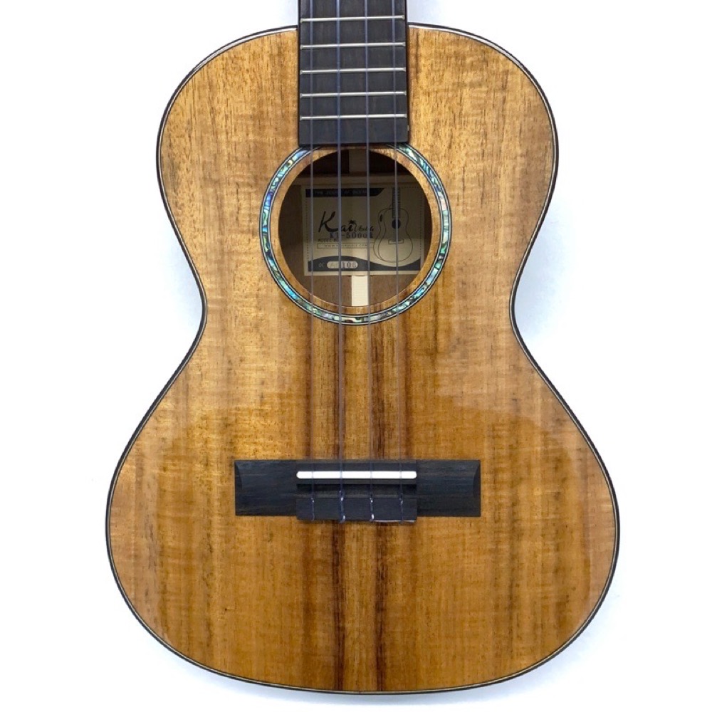 Kai Ukulele KT-5000R テナーウクレレ ソフトケース付き ボディトップ画像