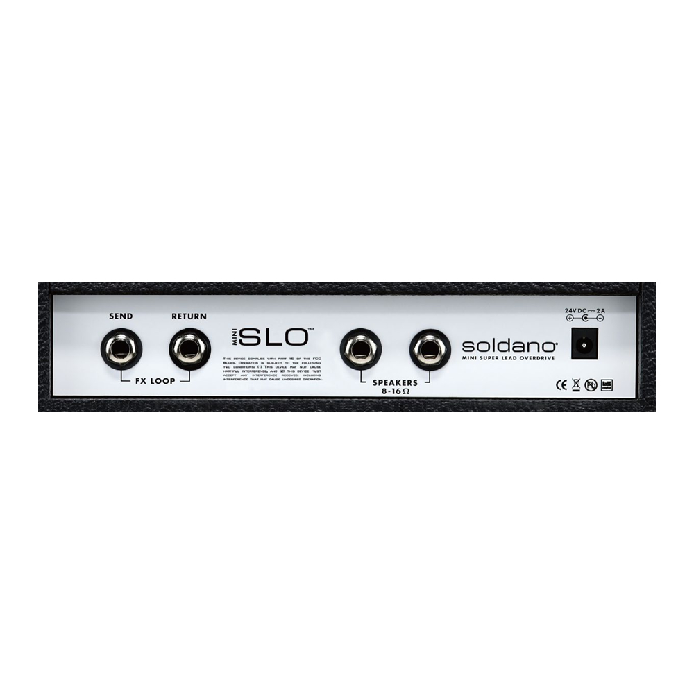 Soldano SLO Mini Solid State Guitar Amp 30W 小型ギターアンプ ヘッド バックパネル