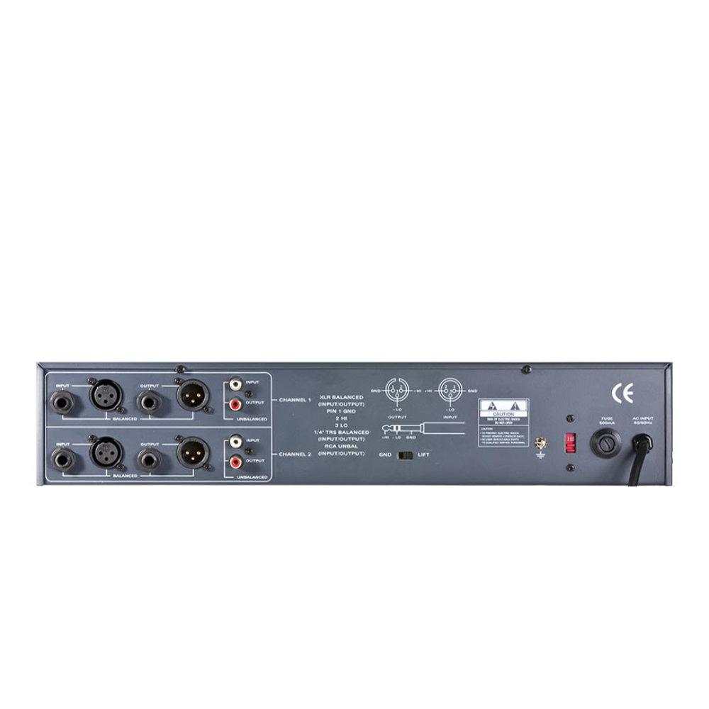 ART EQ355 デュアル・チャンネル 31バンド 1/3オクターブ・グラフィックEQ バックパネル画像
