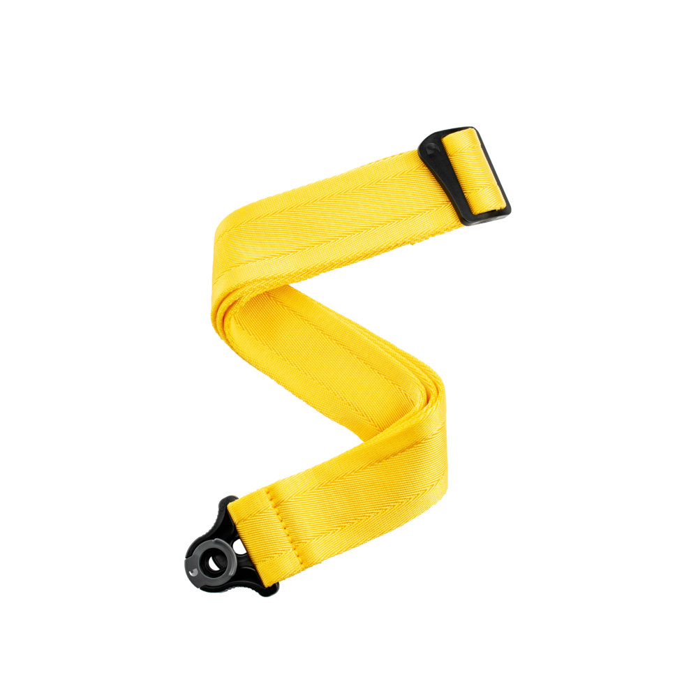 Planet Waves by D’Addario 50BAL07 Autolock Strap Mellow Yellow ギターストラップ