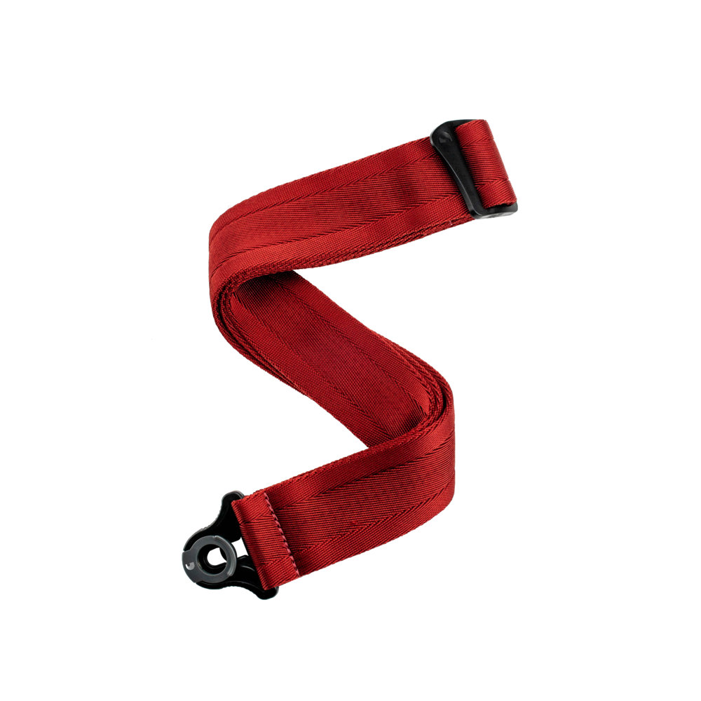 Planet Waves by D’Addario 50BAL11 Autolock Strap Blood Red ギターストラップ