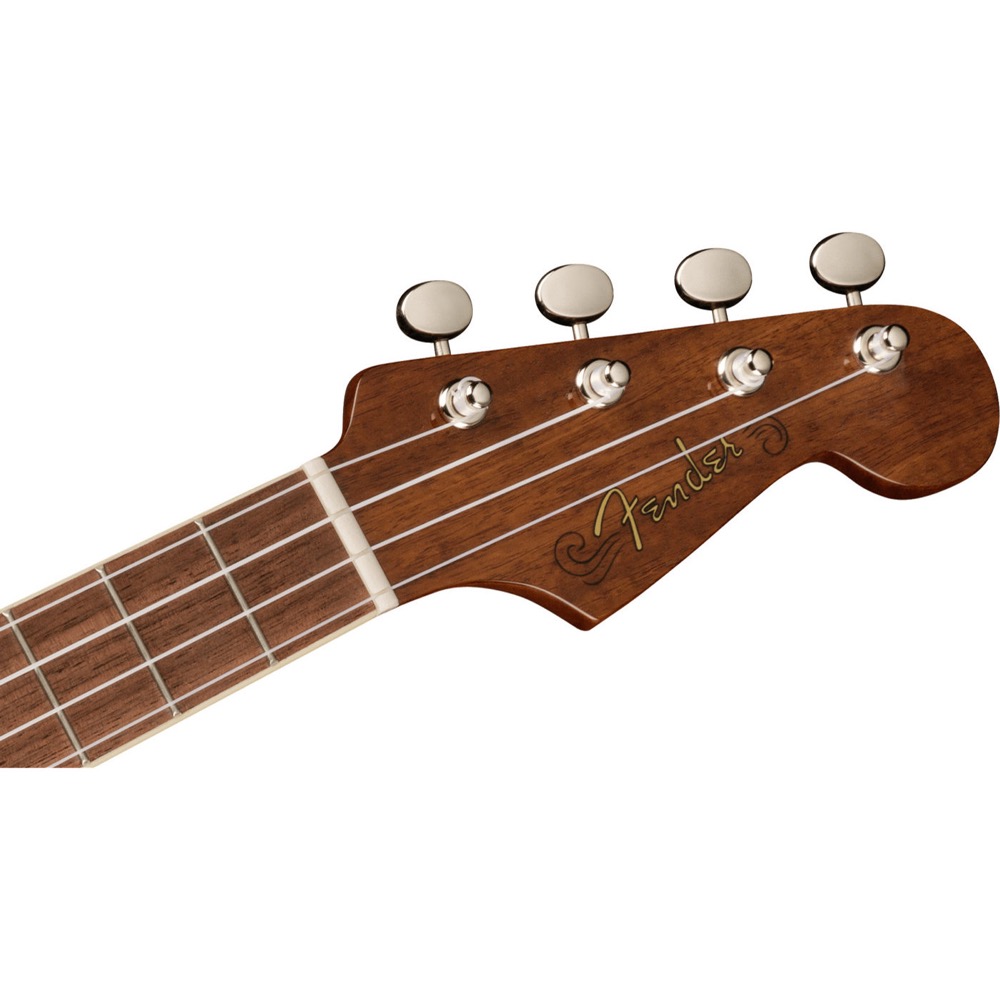 Fender Montecito Tenor Ukulele SEB WN エレクトリックテナーウクレレ ヘッドの画像
