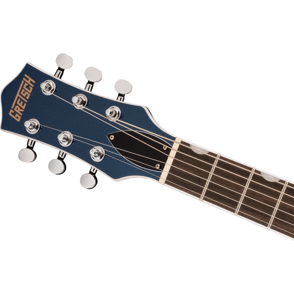 GRETSCH G5232LH Electromatic Double Jet FT with V-Stoptail Left-Handed Midnight Sapphire レフトハンド 左利き用 エレキギター ヘッドの画像