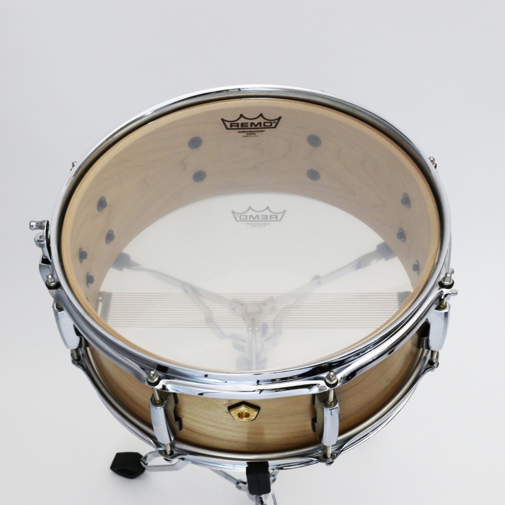 REMO C-15BA CLEAR AMBASSADOR 15インチ ドラムヘッド 設置例画像