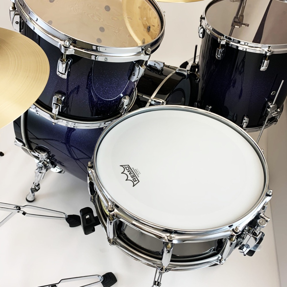REMO P4-114 POWERSTROKE 4 COATED SNARE 14インチ スネアドラムヘッド 設置例画像
