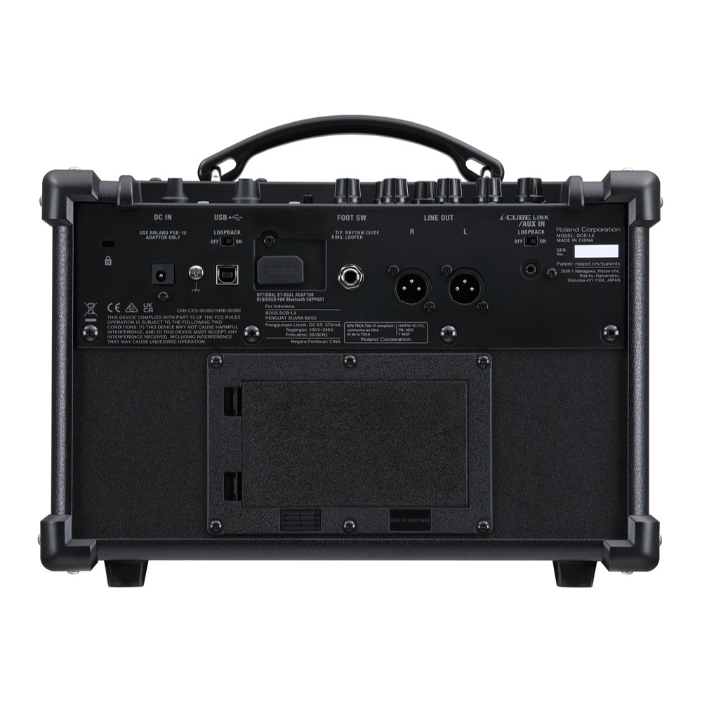 BOSS Dual Cube Bass LX ベースアンプ コンボ DCB-LX 背面パネル