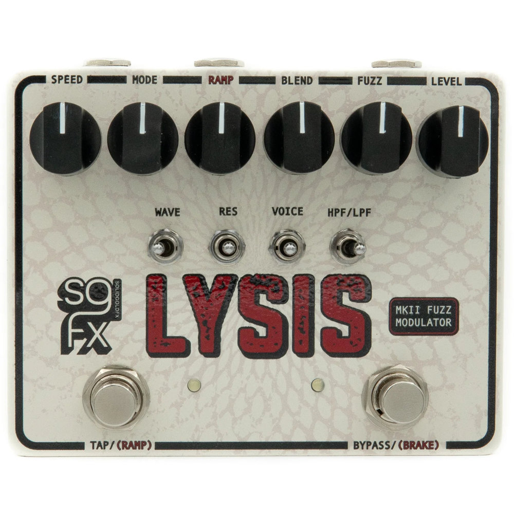 SolidGoldFX Lysis MKII Polyphonic Octave Fuzz Modulator オクターブファズ フィルター ギターエフェクター