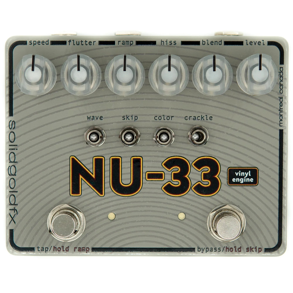 SolidGoldFX NU-33 Vinyl Engine LO-FIレコードモジュレーター ギターエフェクター