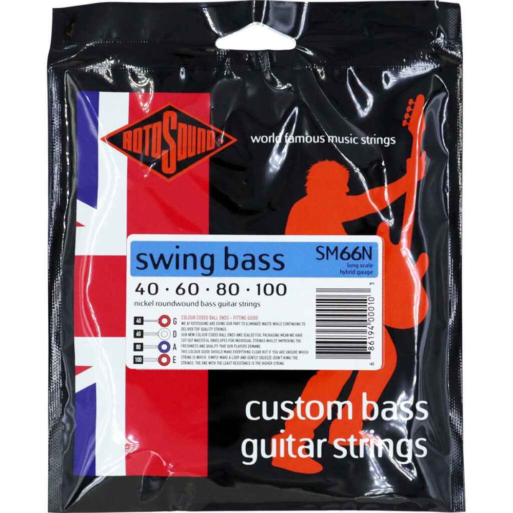 ROTOSOUND SM66N SWING BASS 66 NICKEL HYBRID 40-100 エレキベース弦