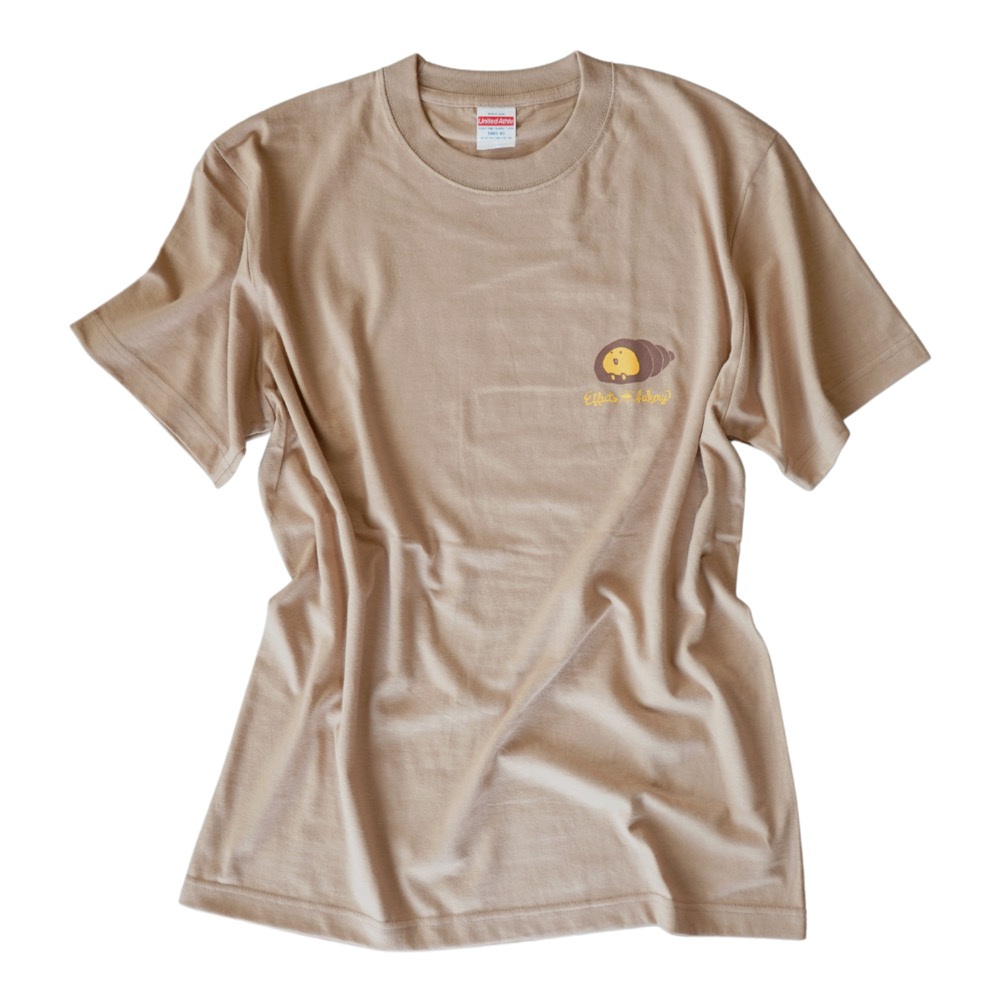 Effects Bakery Choco Cornet Mサイズ 半袖 Tシャツ チョココロネブラウン
