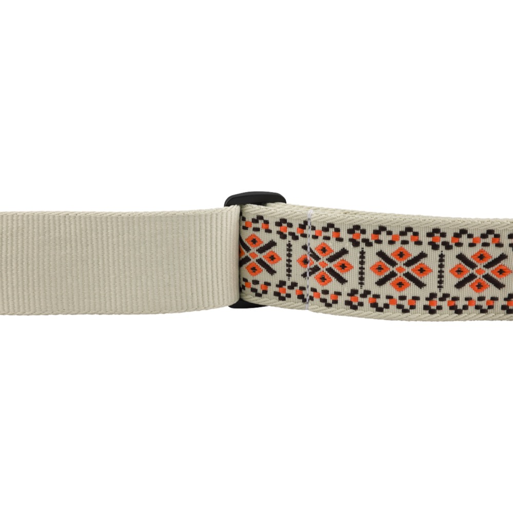 Fender Pasadena Woven Strap Lattice Orange 2' ギターストラップ アップ画像