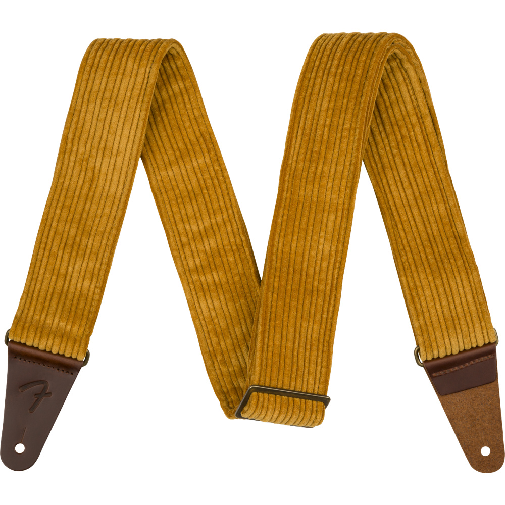 Fender Corduroy Strap Blaze Gold 2" ギターストラップ