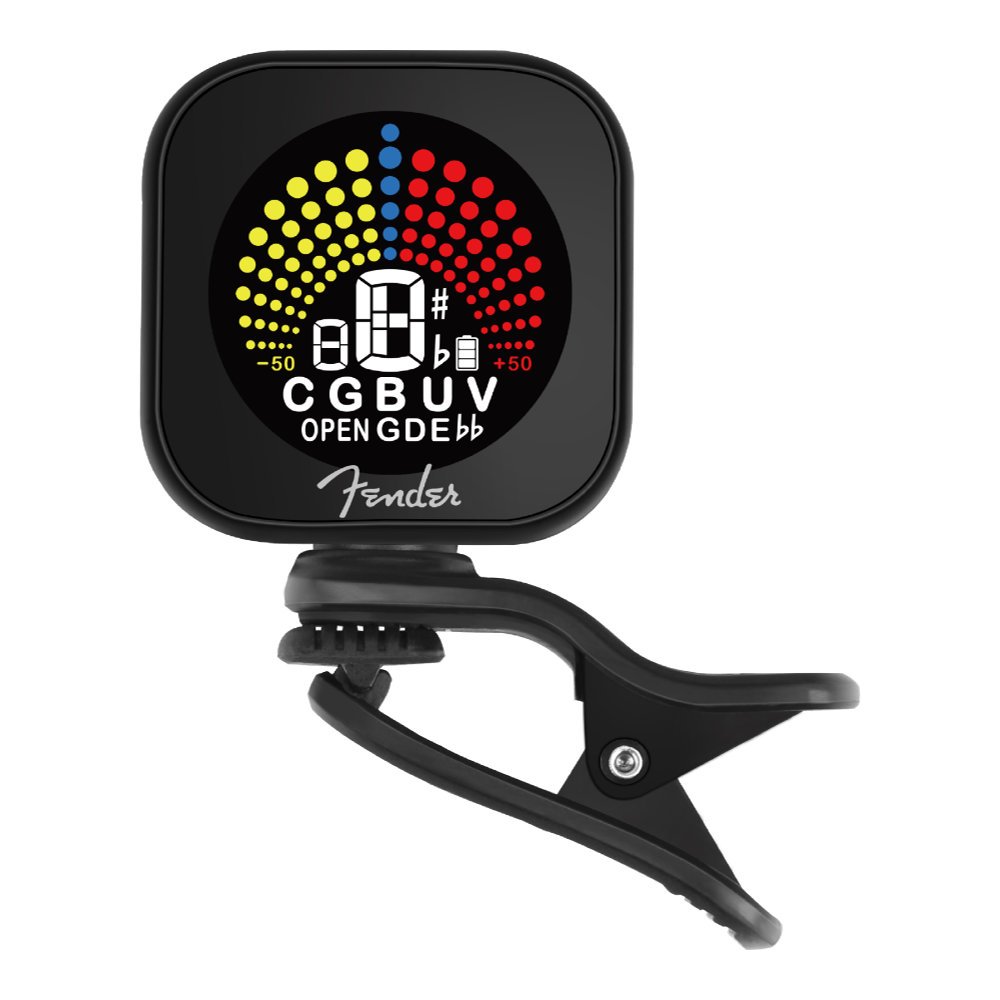 Fender Flash 2.0 Rechargeable Tuner 充電式クリップチューナー 全体像