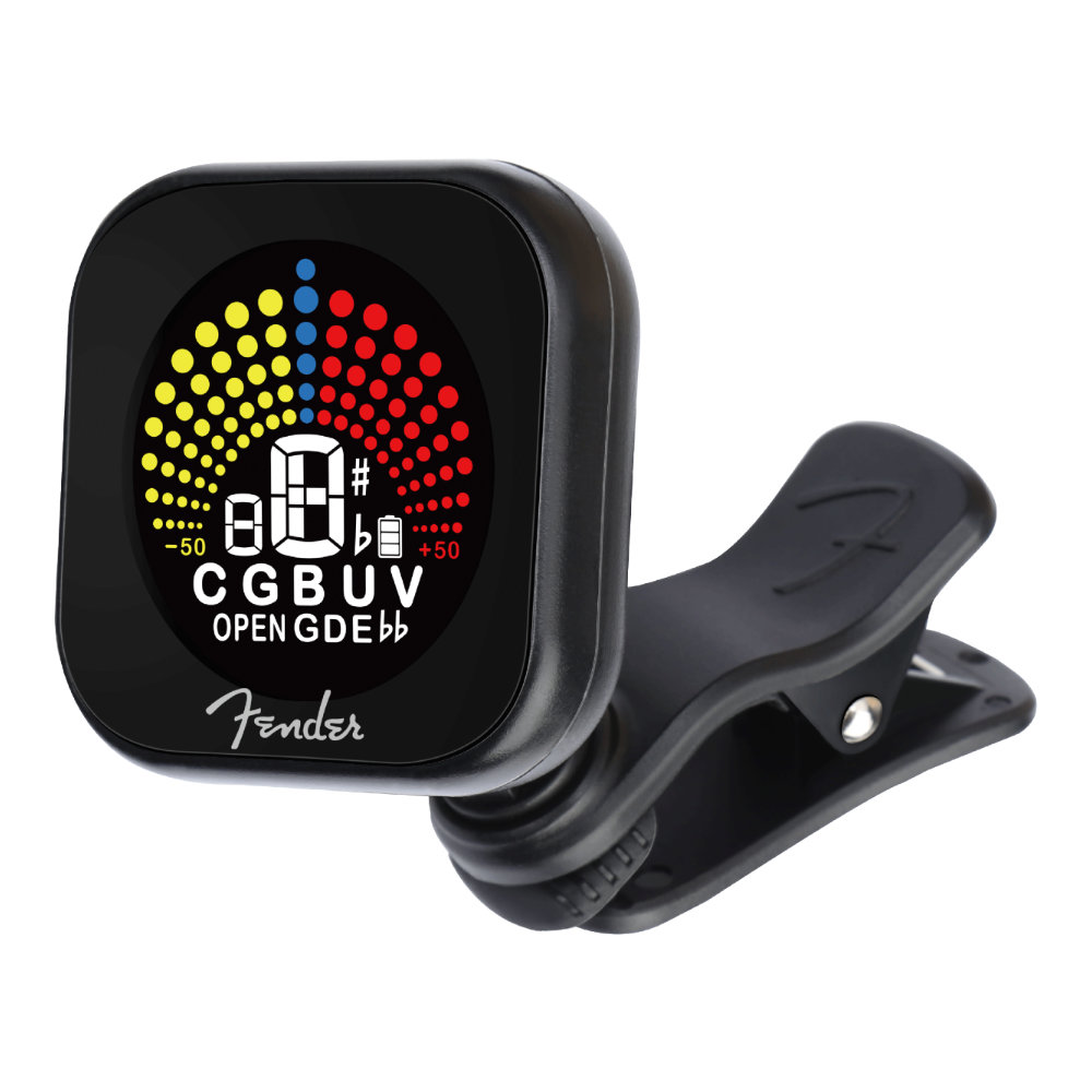 Fender Flash 2.0 Rechargeable Tuner 充電式クリップチューナー 全体像