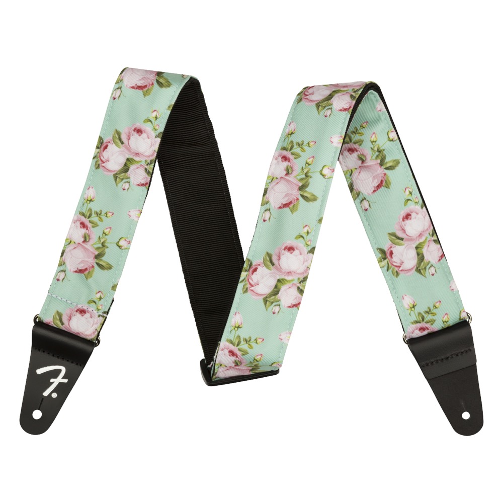 Fender Floral Strap Surf Green 2" ギターストラップ