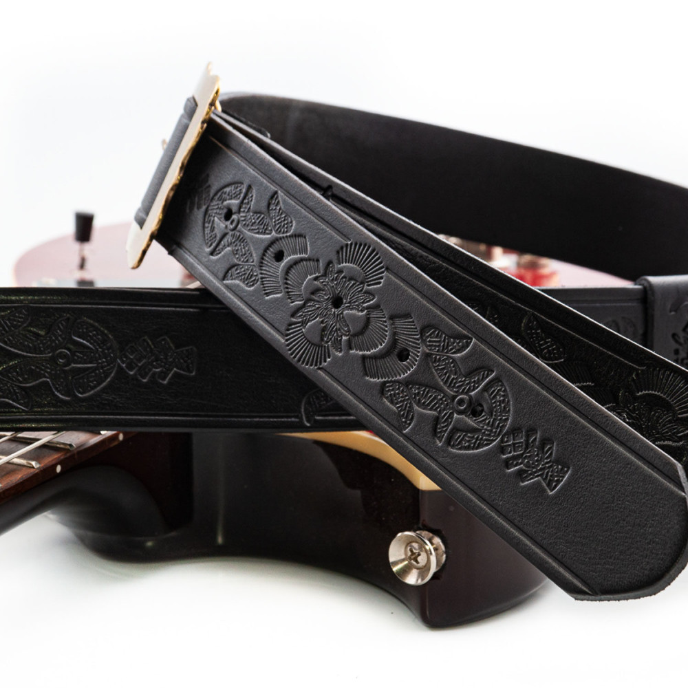 Righton! STRAPS LEGEND BM BOHEMIAN Black ギターストラップ 詳細画像6