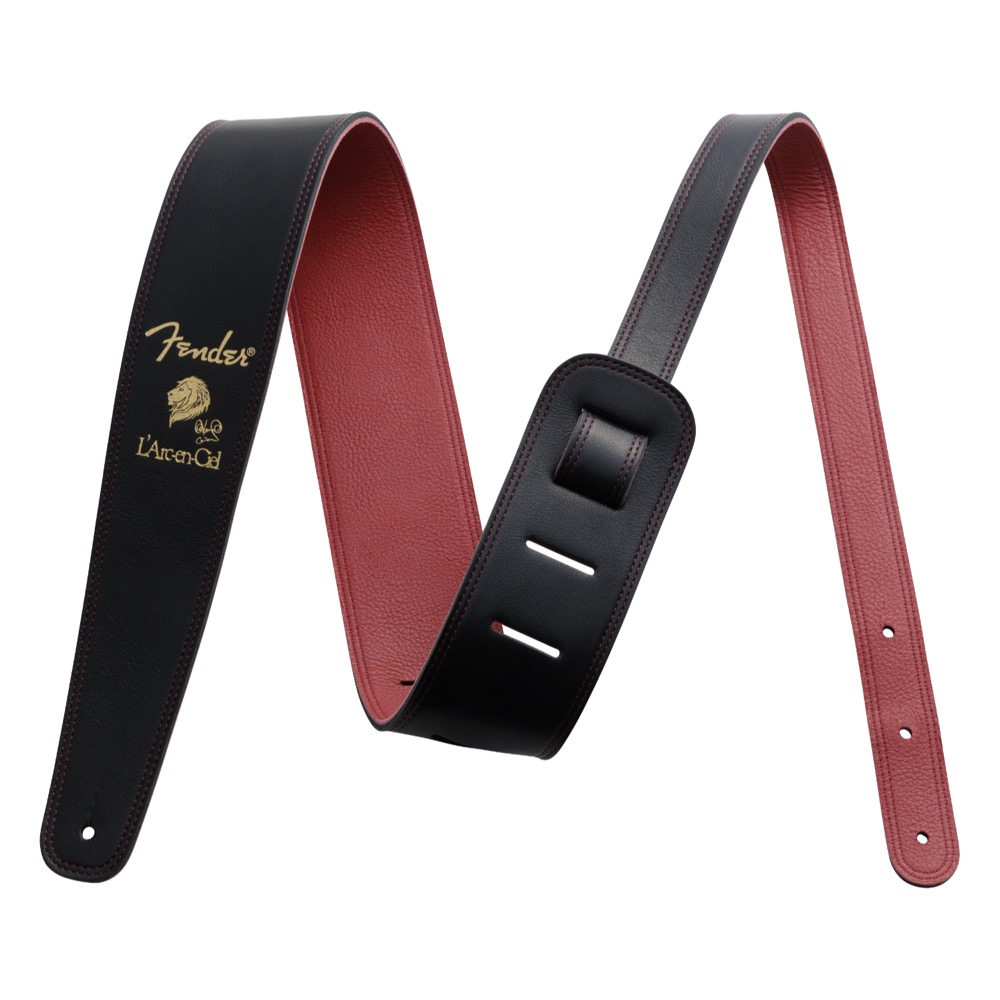 Fender KEN SIGATURE STRAP Black/Red ギターストラップ