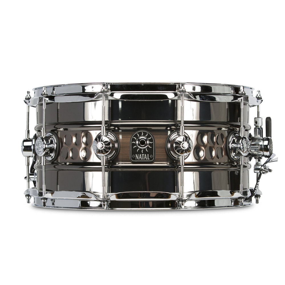 NATAL SD-BHC-BC47 Beaded Hammered Steel 14” × 7" スネアドラム