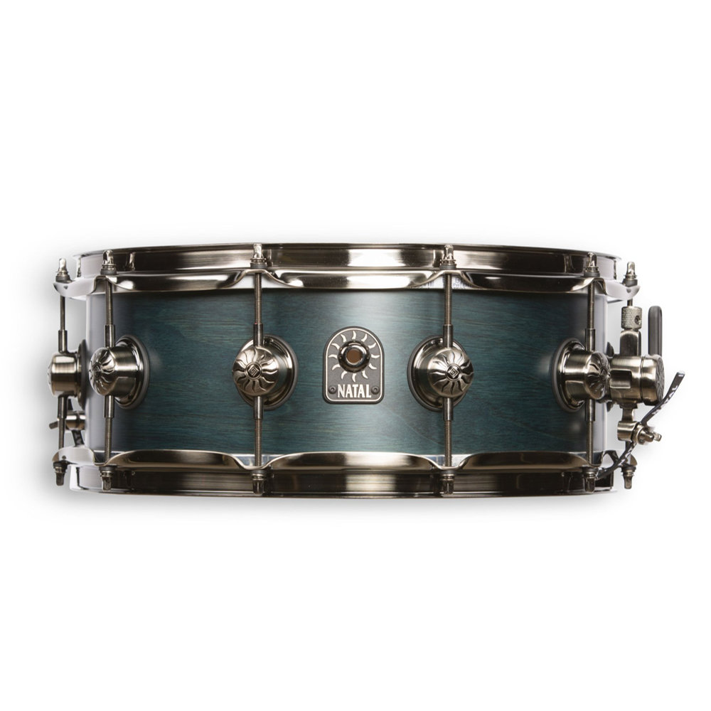 NATAL S-WN-S365-BCB Original Walnut Cerulean Blue 13" x 6.5" スネアドラム