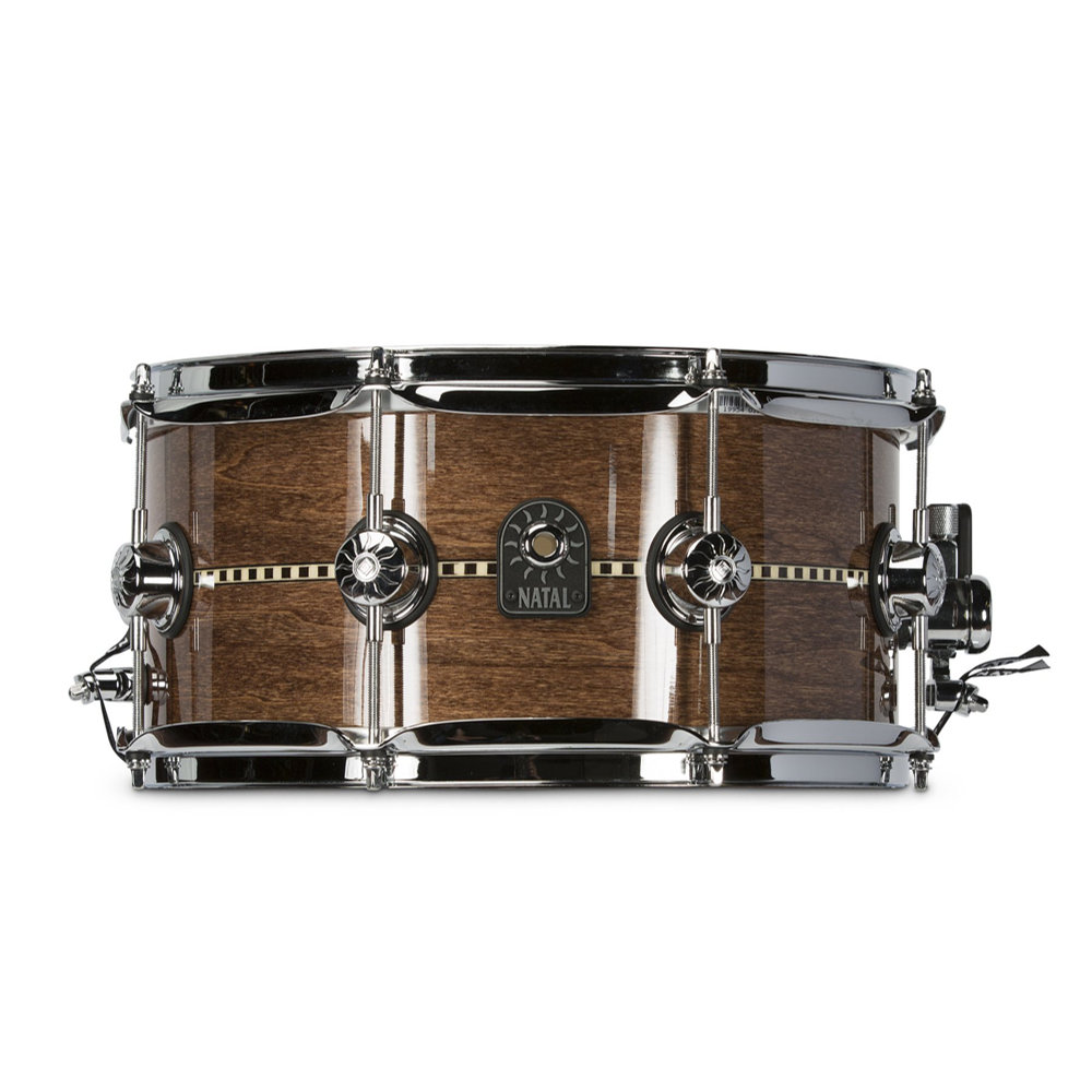 NATAL S-TW-S365-IWG Tulipwood Snare w/Inlay Gloss 13" x 6.5" スネアドラム