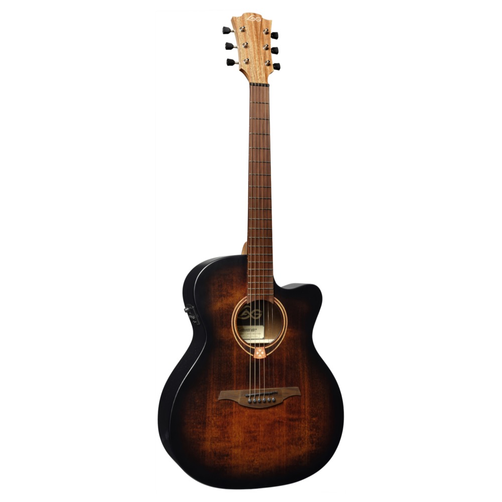 LAG GUITARS T70ACE-B&B アコースティックギター 2022年仕様 カッタウェイタイプ エレアコ アコースティックギター  新色ブラック＆ブラウン