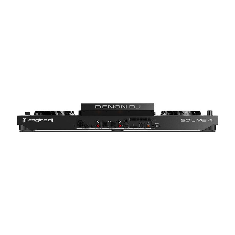 DENON DJ SC LIVE4 Amazon Music Unlimited対応 オールインワン型 スタンドアーロン DJコントローラー 背面画像