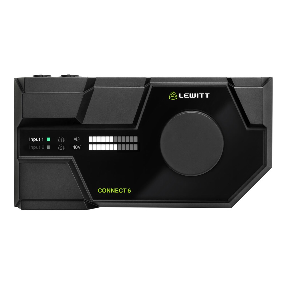 Lewitt CONNECT 6 オーディオインターフェイス マイクプリアンプ 正面画像