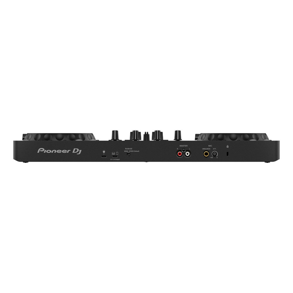 Pioneer DJ DDJ-FLX4 DJコントローラー rekordbox / Serato DJ Lite対応 PC / スマホ両対応を実現したコントローラー【DDJ-400 後継機種】 入出力端子部画像