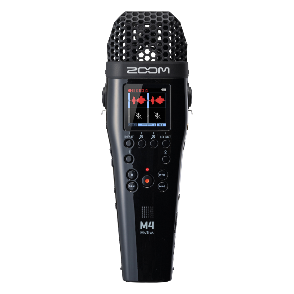 ZOOM MicTrak M4 タイムコードジェネレータ搭載 マイク内蔵型ポータブルレコーダー