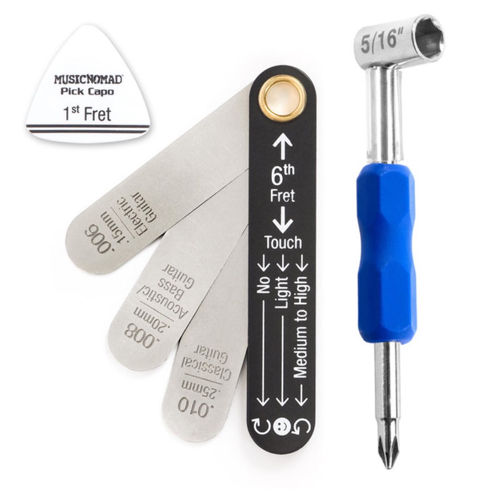 MUSIC NOMAD MN611 Truss Rod Neck Relief Measure & Adjust Kit for Gibson & PRS (USA) Guitars ネック調整ツールセット