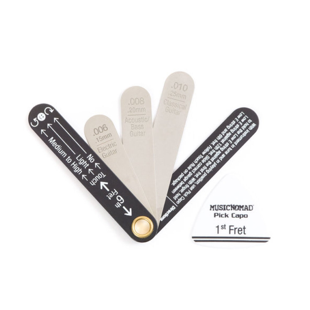 MUSIC NOMAD MN611 Truss Rod Neck Relief Measure & Adjust Kit for Gibson & PRS (USA) Guitars ネック調整ツールセット ゲージ画像