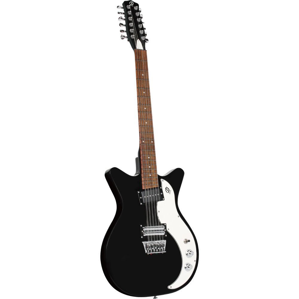 Danelectro 59X12 BLK 12弦エレキギター トップ、サイド画像