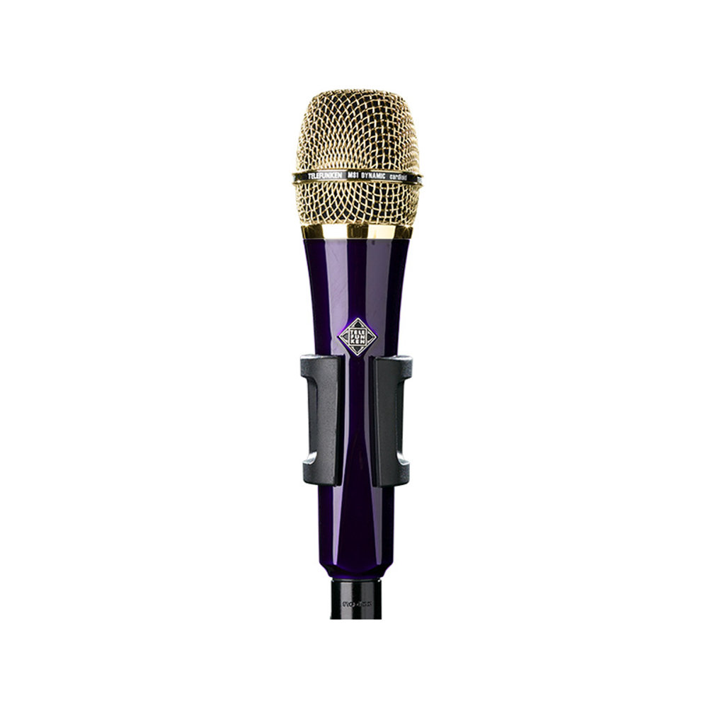 TELEFUNKEN M80 Custom Shop パープル/ゴールド ダイナミックマイク