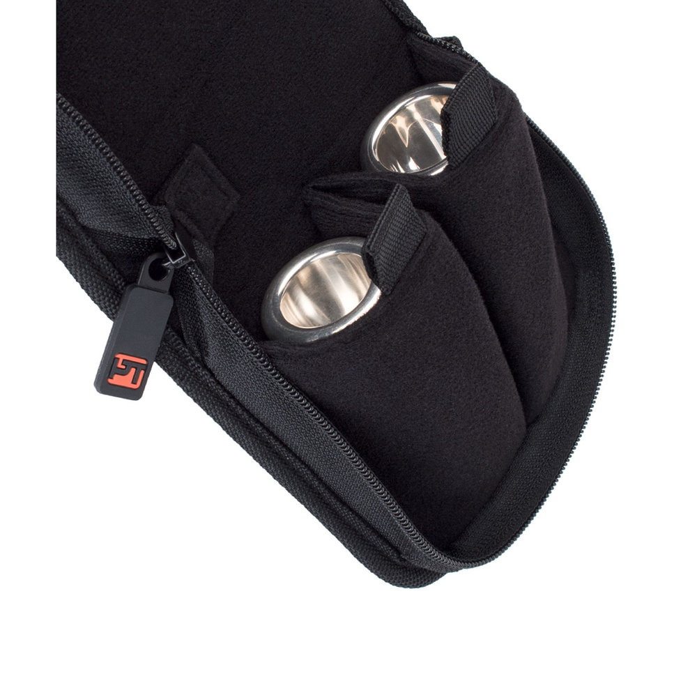 PROTEC A211ZIP Tuba Mouthpiece Pouch チューバ用マウスピースポーチ マウスピース収納時画像