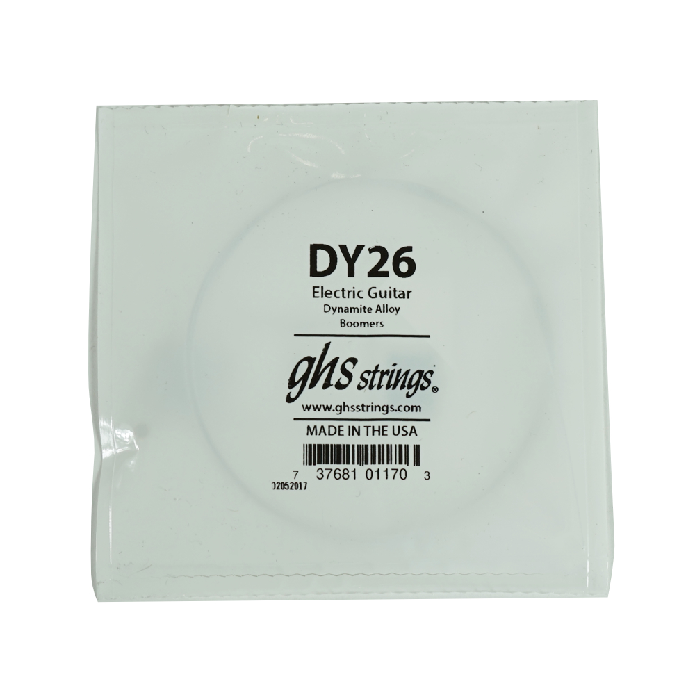 GHS DY26 Singles Boomers ROUNDWOUND .026 エレキギター用 バラ弦