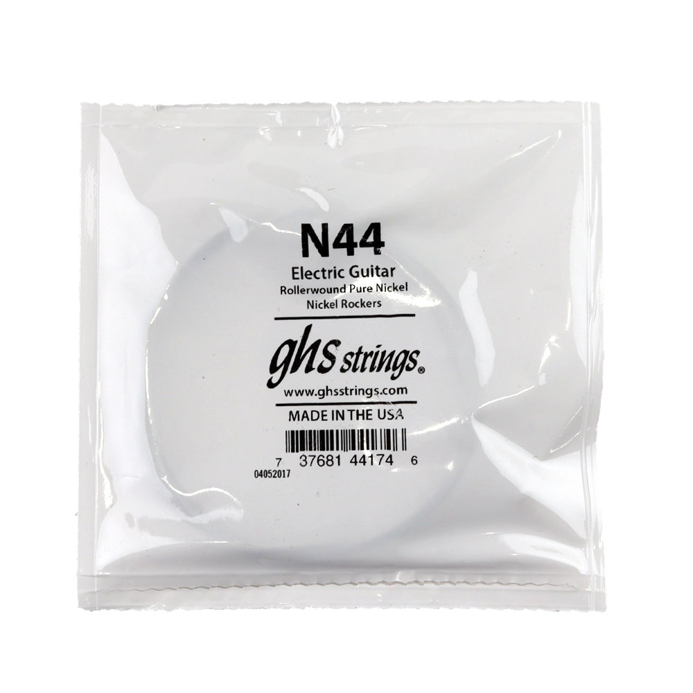 GHS N44 Singles Nickel Rockers ROLLERWOUND .044 エレキギター用 バラ弦