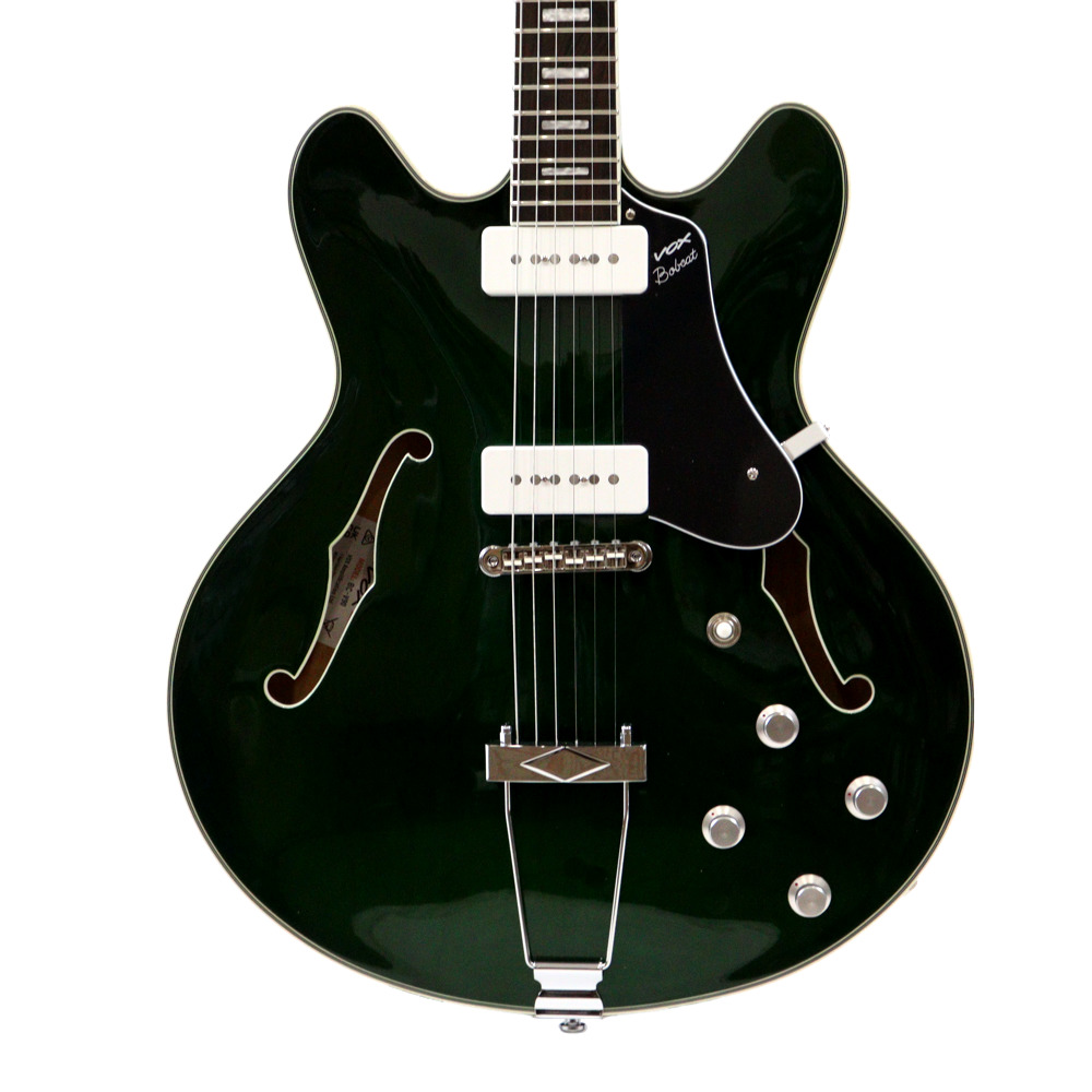 VOX Bobcat BC-V90 GR ソープバータイプPU2基搭載 セミアコースティックギター セミアコースティックギター ボディ 画像