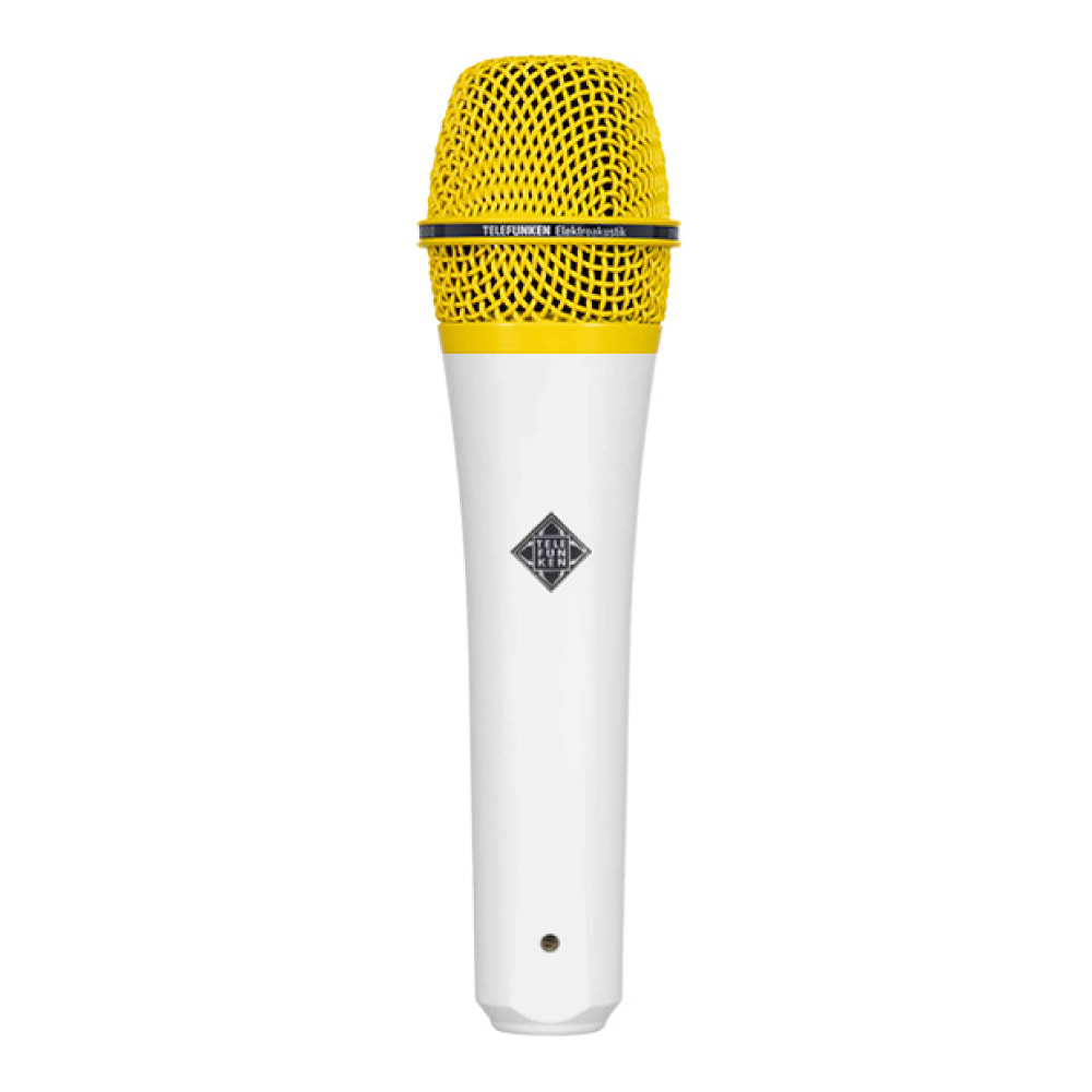TELEFUNKEN M80 Custom Shop ホワイト/イエロー ダイナミックマイク